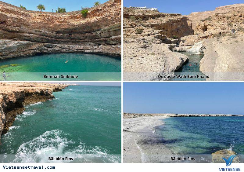 Ảnh Bimmah Sinkhole, Bãi biển Fins, ốc đảo Wadi Bani Khalid - Các điểm đến ngày 3 Ảnh Bimmah Sinkhole, Bãi biển Fins, ốc đảo Wadi Bani Khalid - Các điểm đến ngày 3